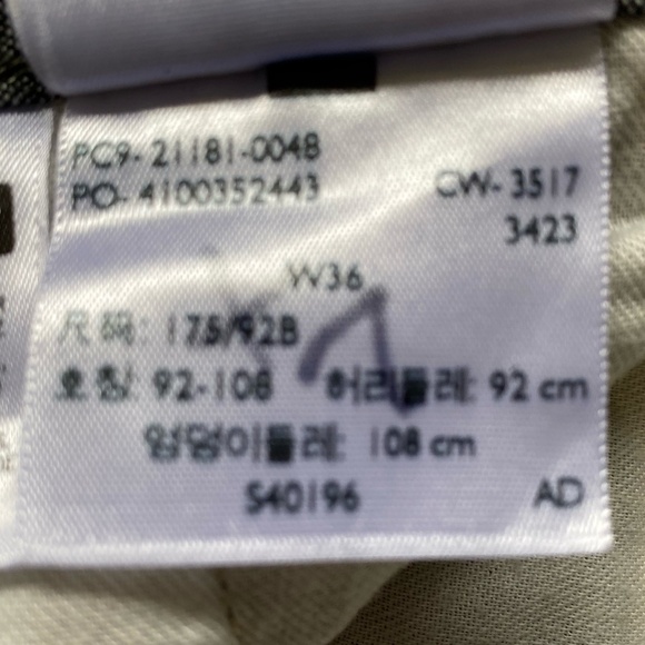 Levis Strauss Mens Grey Linen Blend Casual Vacation Summer Shorts-Sz-36 - Picture 11 of 15